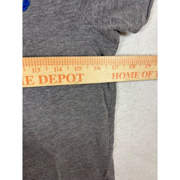 Abercrombie Kids XL Gray Muscle T-Shirt With Blue Embroidered Logo "92" - Picture 6 of 9